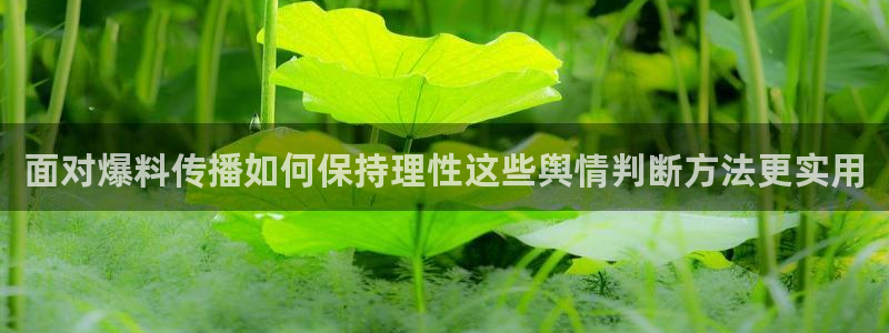 吃瓜网最新网址：面对爆料传播如何保持理性这些舆情判断方法更实用