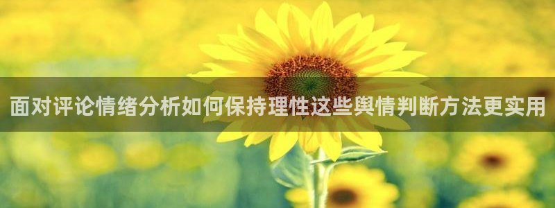 吃瓜网91：面对评论情绪分析如何保持理性这些舆情判断方法更实用